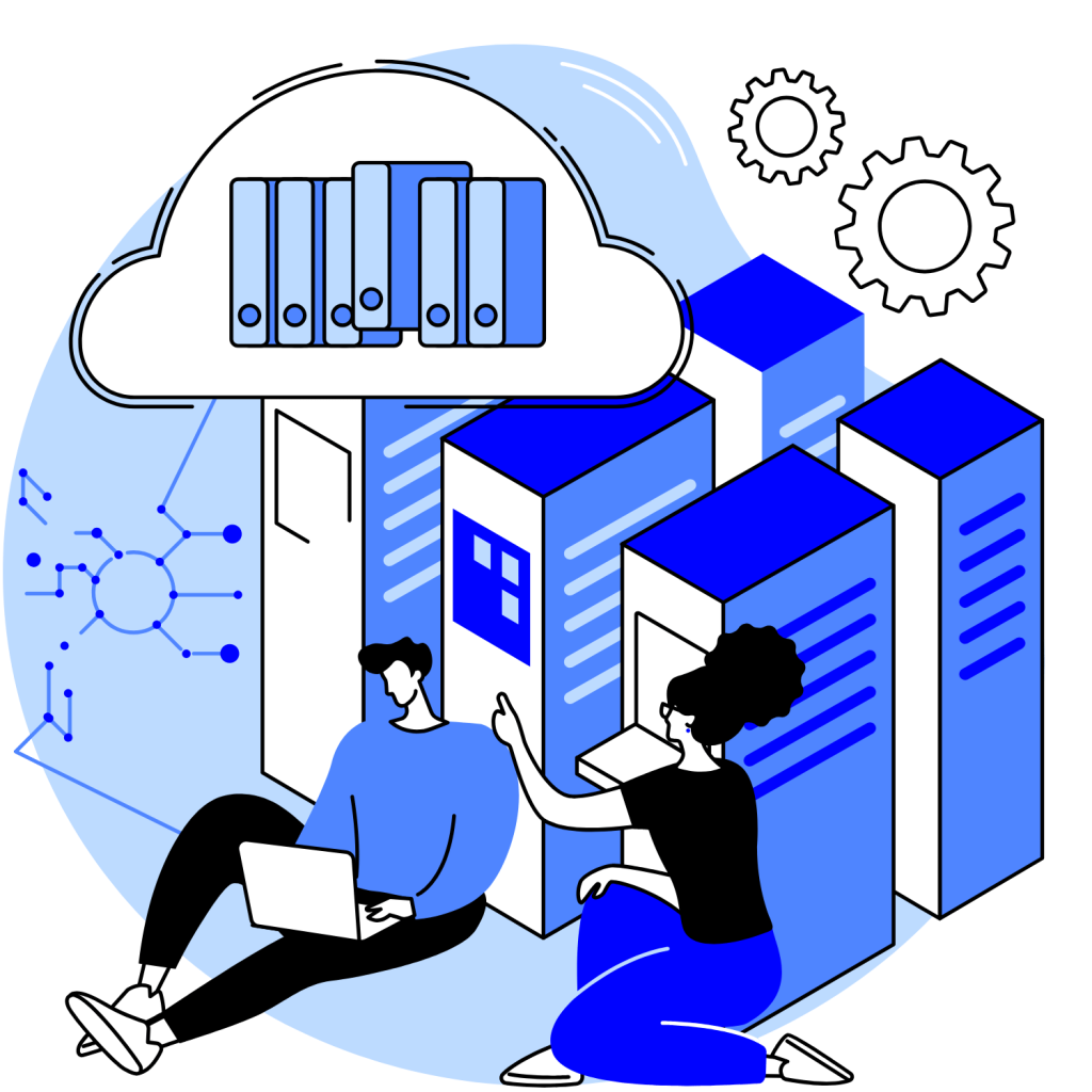 Imagen de la gestión de bases de datos para empresas
